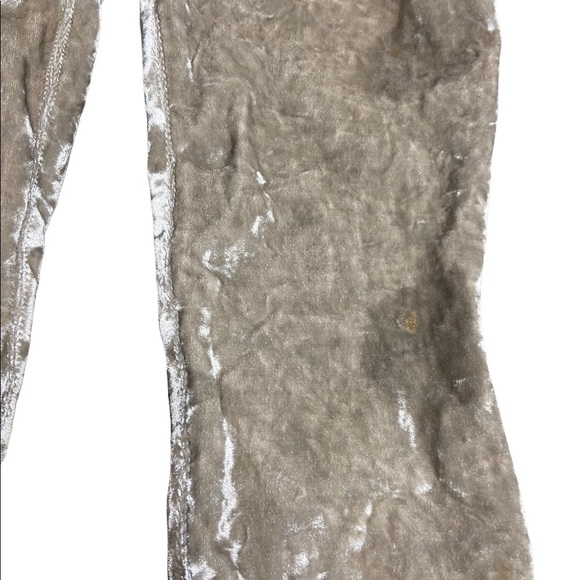 Cape Robbin Paw-27 (6) gray  Stretchy Pointy Toe Thigh High Block  Boot - Picture 8 of 14